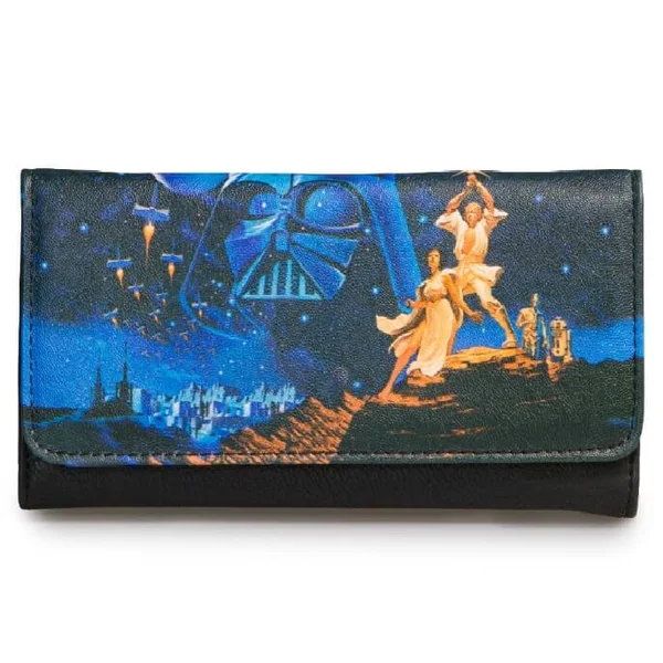 Loungefly Star Wars Luke, Leia Photo Real Wallet