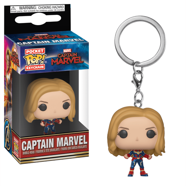 Marvel Captain Marvel Pop! Keychain
