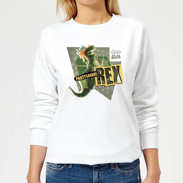 Toy Story Partysaurus Rex Dames Trui - Wit