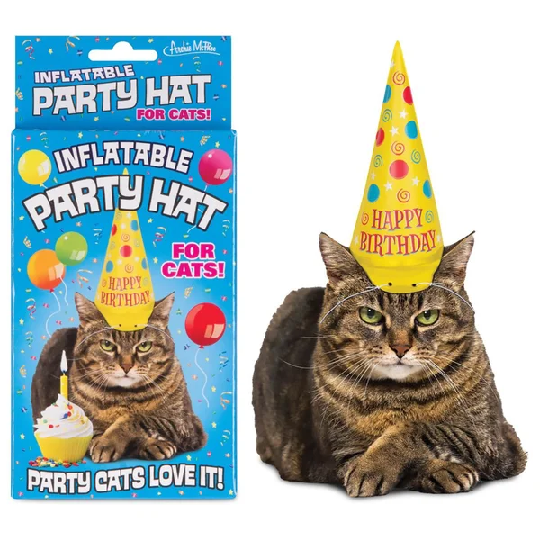 Inflatable Party Hat for Cats