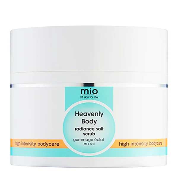 مقشر الملج هيفنلي بادي راديانس من Mio Skincare بوزن 300 جم