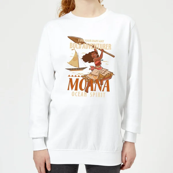 Vaiana (Moana) Find Your Own Way Damen Pullover - Weiß
