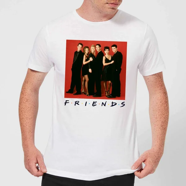 Friends Character Pose t-shirt - Wit - XL