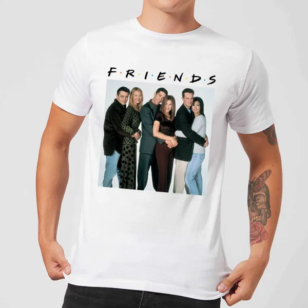 Friends Group Shot Men's T-Shirt - White