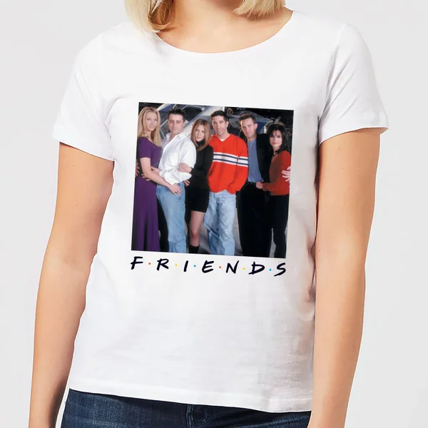 Friends Cast Pose Women's T-Shirt - White
