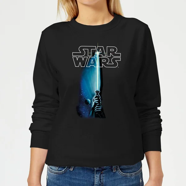 Star Wars Lightsaber Women's Sweatshirt - Black