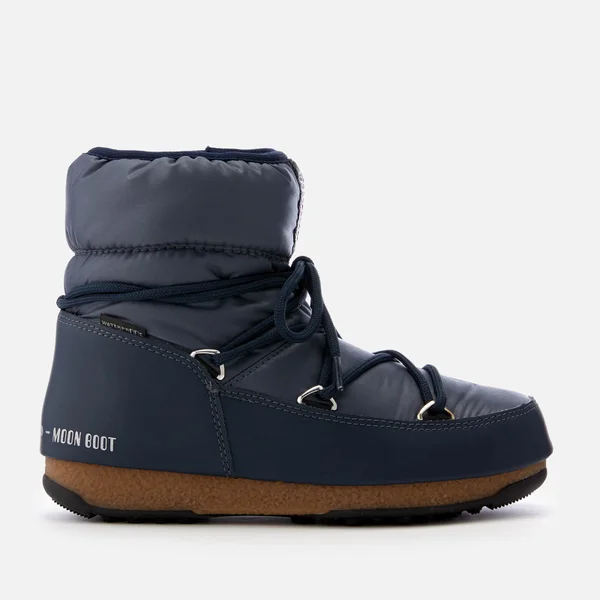 Moon Boot Women's Low Nylon Waterproof Boots - Blue Denim - EU 36/UK 3.5