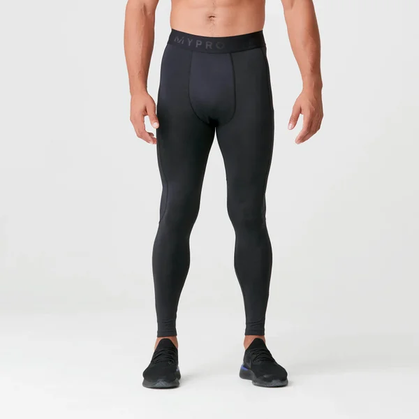 MP Men's Charge Compression Tights - Black - XXL
