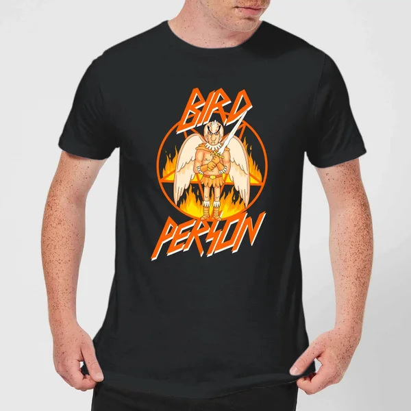 Rick and Morty Bird Person Men's T-Shirt - Black