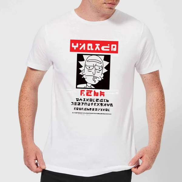 Rick and Morty Wanted Rick T-shirt - Wit