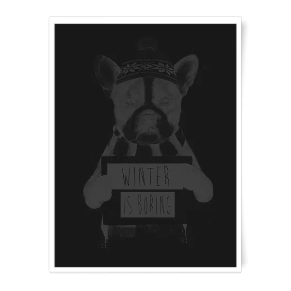 Balazs Solti Winter Is Boring Art Print