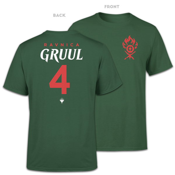 Magic The Gathering Gruul Sports Men's T-Shirt - Forest Green