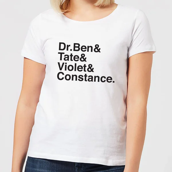 American Horror Story Murder House Characters Damen T-Shirt - Weiß