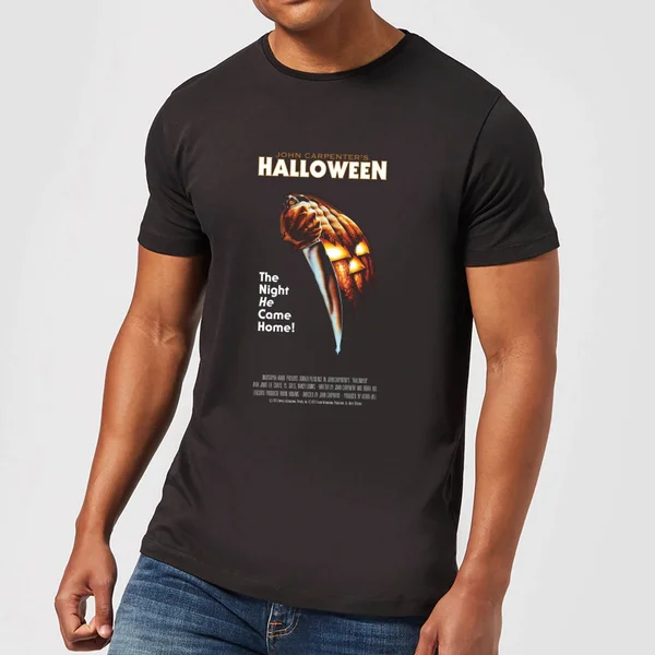 Halloween Poster T-shirt - Zwart