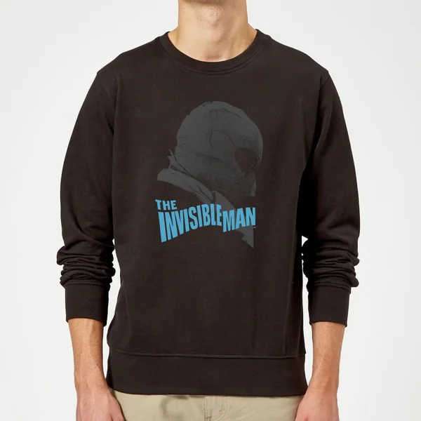 Universal Monsters The Invisible Man Greyscale Sweatshirt - Black