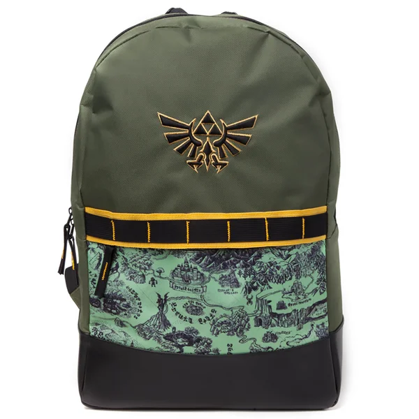 Nintendo The Legend of Zelda Allover Printed Backpack - Green