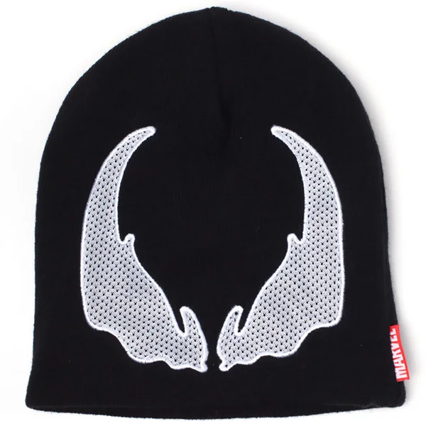Marvel Venom Men's Novelty Beanie Hat - Black