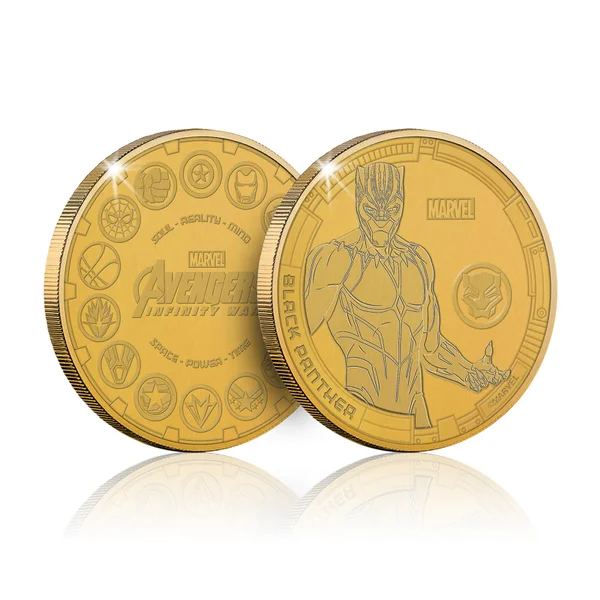 Collectable Marvel Infinity War Commemorative Coin: Black Panther - Zavvi Exclusive (Limited to 1000)