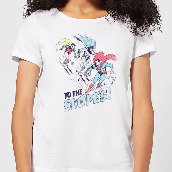 DC To The Slopes! Women's Christmas T-Shirt - White