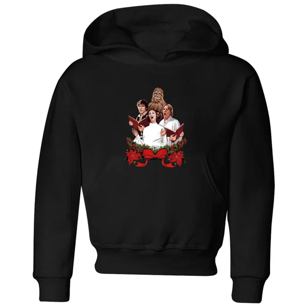 Star Wars Jedi Carols Kids' Christmas Hoodie - Black