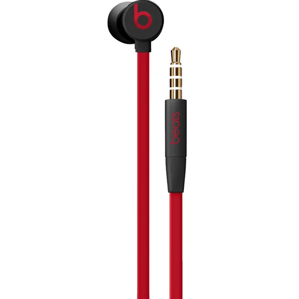 Beats urBeats3 Earphones with 3.5mm Jack Connector - Defiant Black/Red