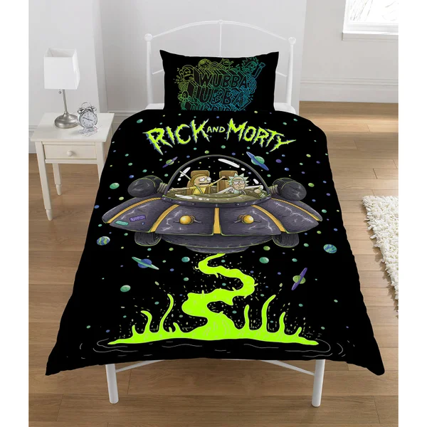 Rick & Morty Spaceship Duvet Set