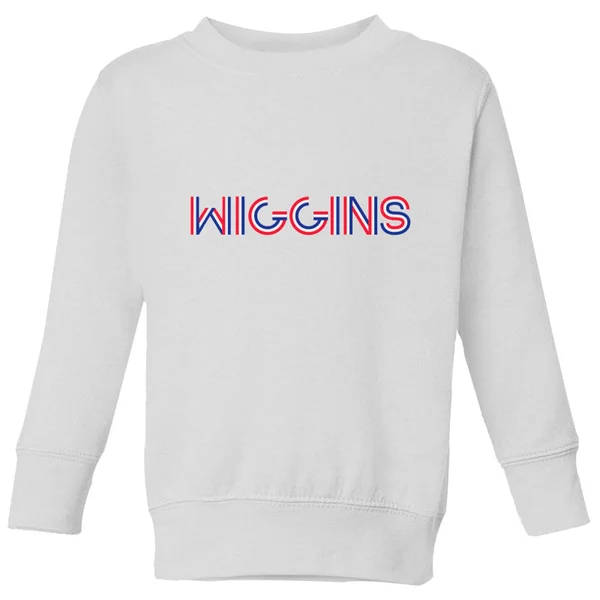 Summit Finish Wiggins - Rider Name Kids' Sweatshirt - White