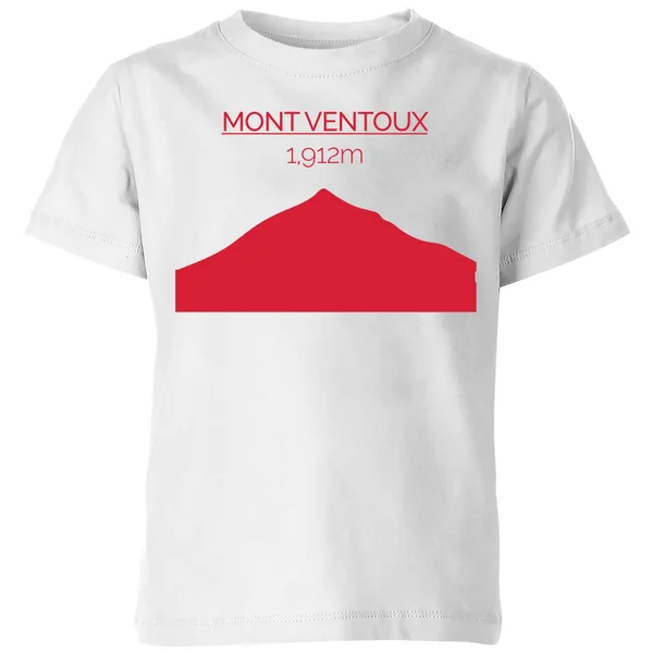 Summit Finish Mont Ventoux Kids' T-Shirt - White