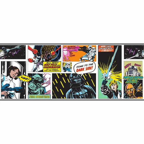Star Wars Cartoon Wide Border
