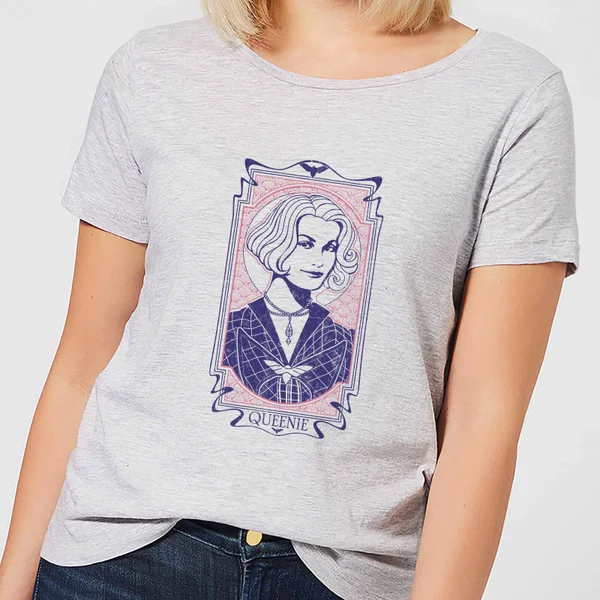 Fantastic Beasts Queenie dames t-shirt - Grijs