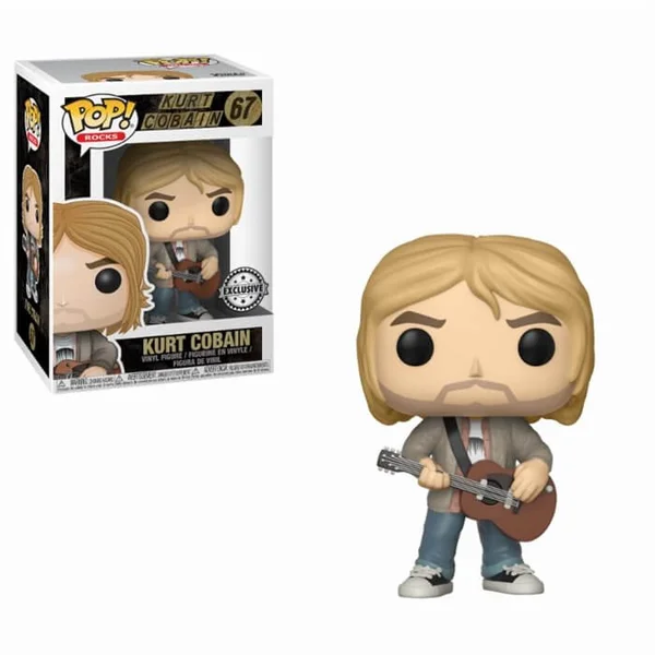 Pop! Rocks Nirvana Kurt Cobain with Sweater EXC Pop! Vinyl Figure