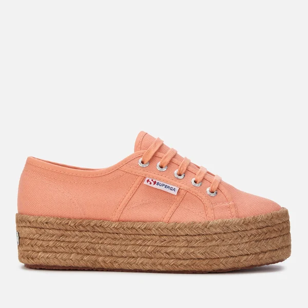 Superga Women's 2790 Cotropew Trainers - Peach Lt Tropical