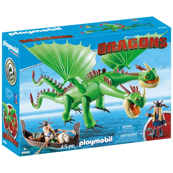 Playmobil DreamWorks Dragons Ruffnut and Tuffnut with Barf and Belch (9458)