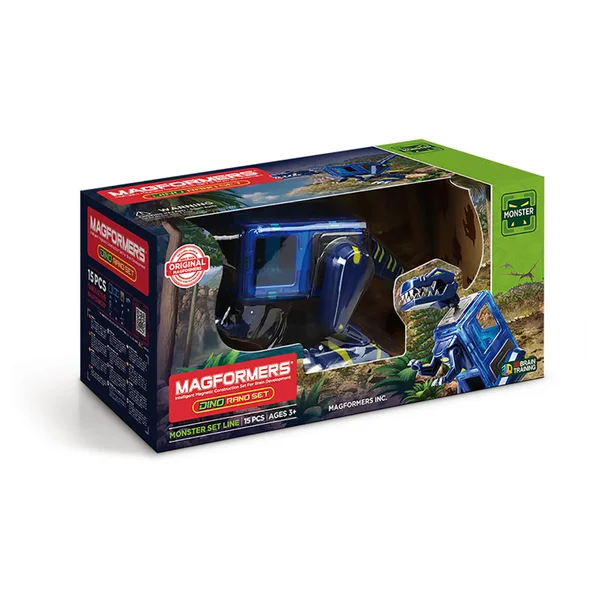 Magformers Dino Rano Set - 15 Pieces