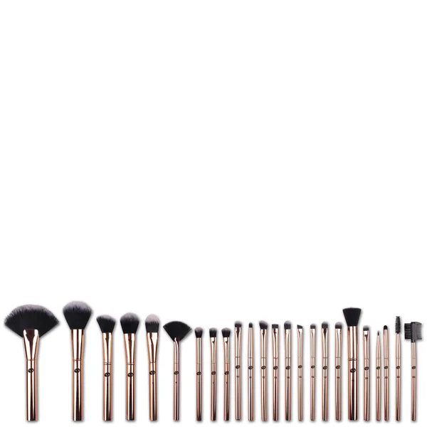Rio Lush Rose Gold 24 Piece Makeup Brush Collection