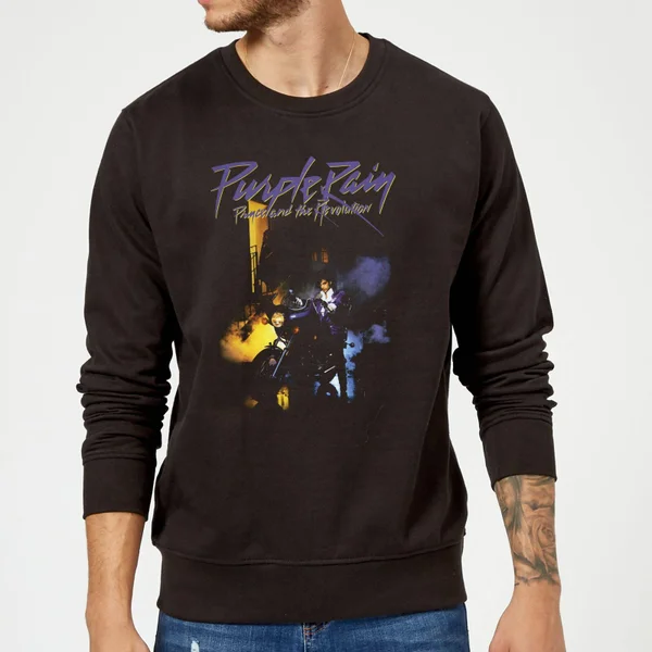 Prince Purple Rain Sweatshirt - Black