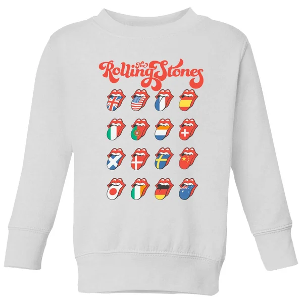 Rolling Stones International Licks Kids' Sweatshirt - White