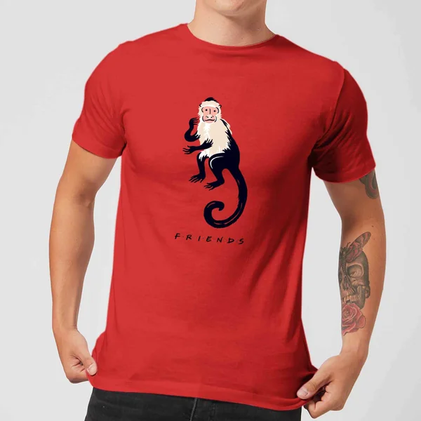Friends Marcel The Monkey Men's T-Shirt - Red