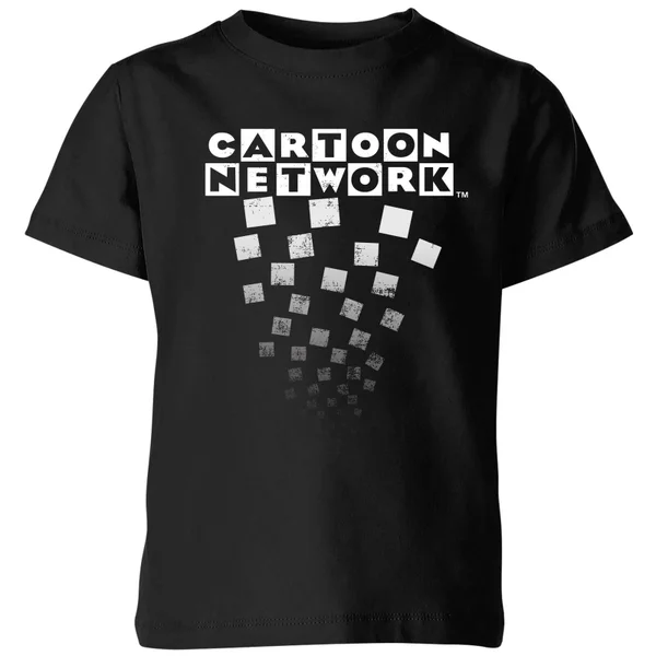 Cartoon Network Logo Fade Kids' T-Shirt - Black - 146/152 (11-12 jaar)