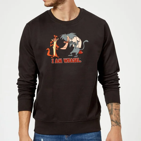 I Am Weasel Characters Sweatshirt - Black - M
