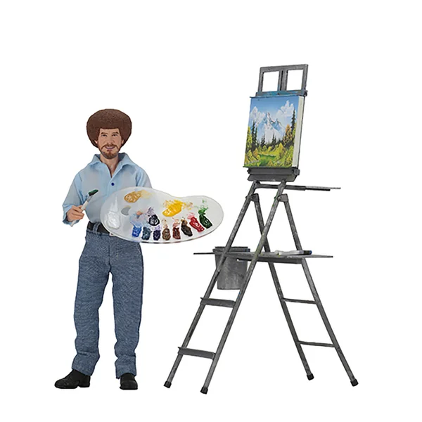 NECA Bob Ross - 8" Clothed Action Figure - Bob Ross