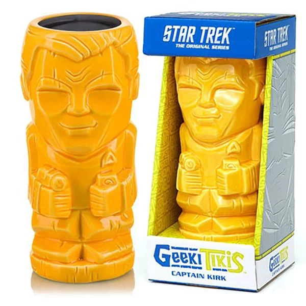 Beeline Creative Star Trek: TOS Captain Kirk 16 oz. Geeki Tikis Mug