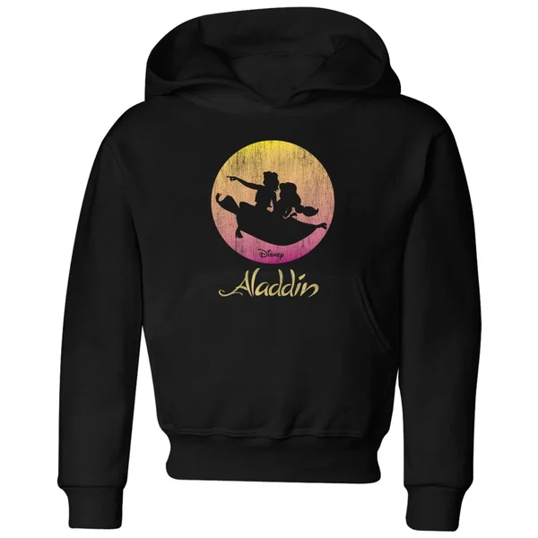 Disney Aladdin Flying Sunset Kids' Hoodie - Black