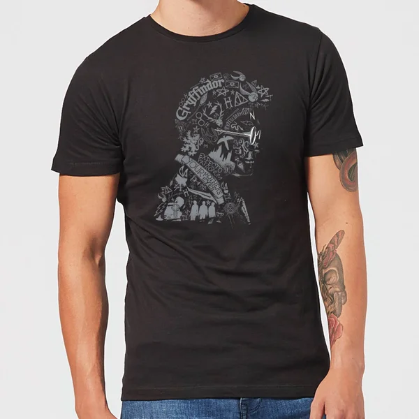 Harry Potter Harry Potter Head t-shirt - Zwart