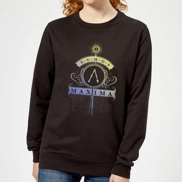 Harry Potter Lumos Maxima dames trui - Zwart
