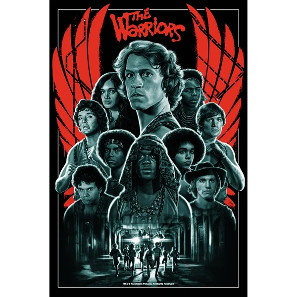 The Warriors '40th Anniversary' Screenprint - Zavvi Exclusive
