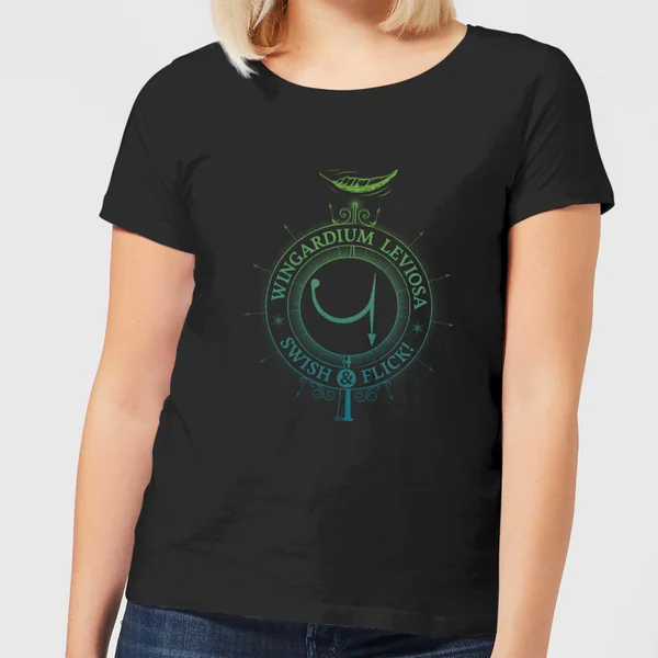 Harry Potter Wingardium Leviosa Women's T-Shirt - Black