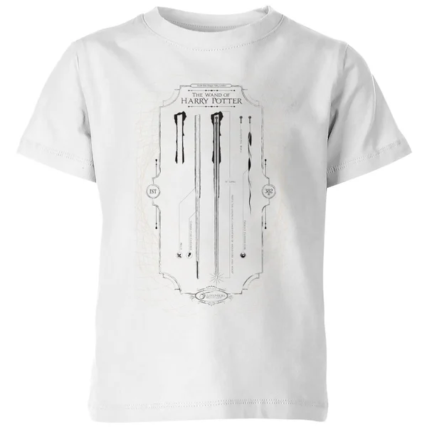Harry Potter Wand Of Harry Potter kinder t-shirt - Wit