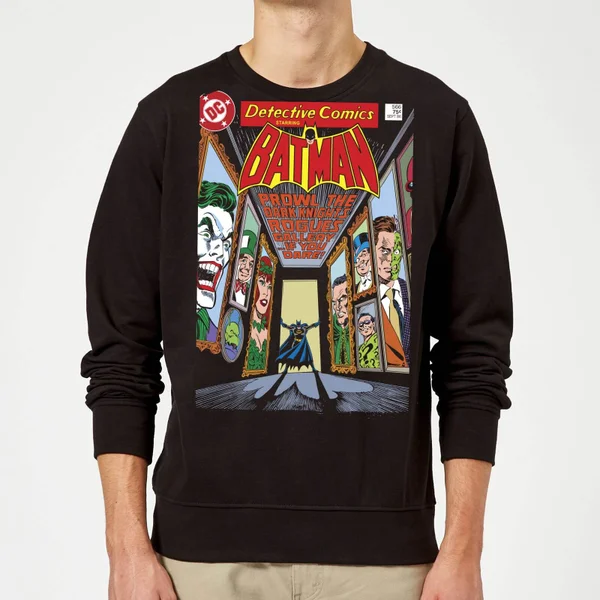 Batman The Dark Knight's Rogues Gallery Cover Sweatshirt - Black - M