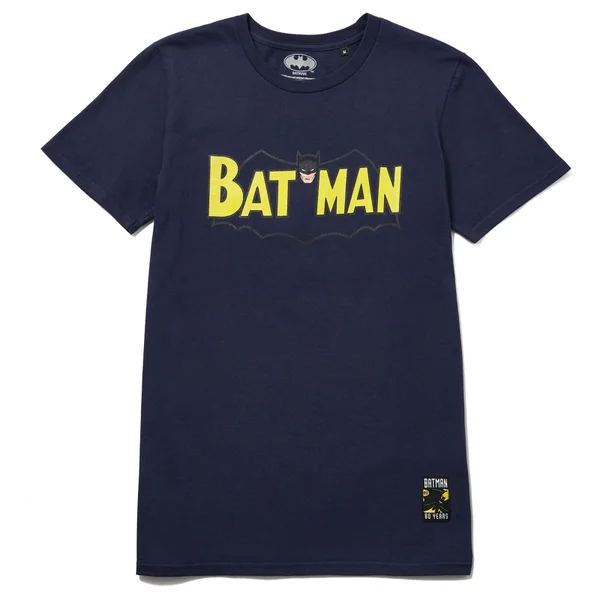 Batman 80. Jubiläum 50s Future T-Shirt - Navy Blau